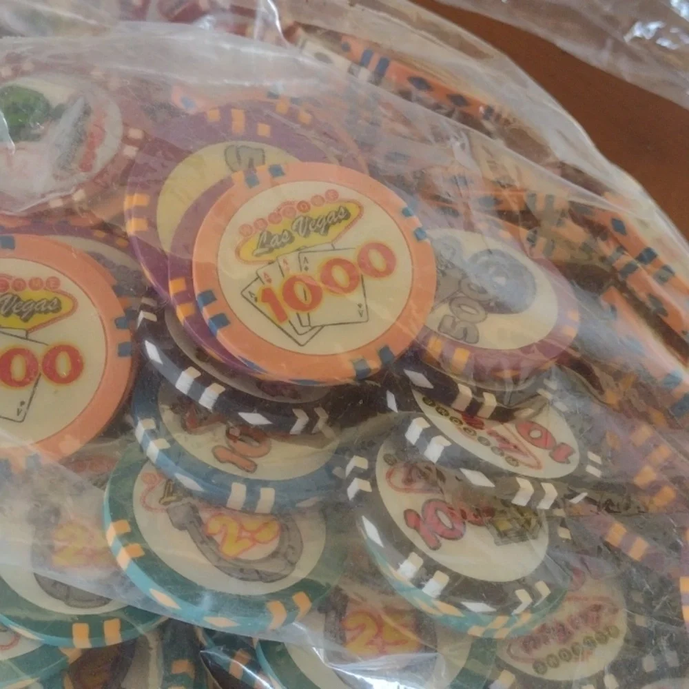 Multicolor Poker Chips 5lbs Assorted